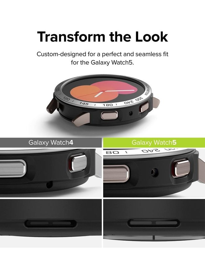 Ringke Air Sports Case And Bezel Ring With Adhesive For Galaxy Watch 5 40mm Black  - Image 4