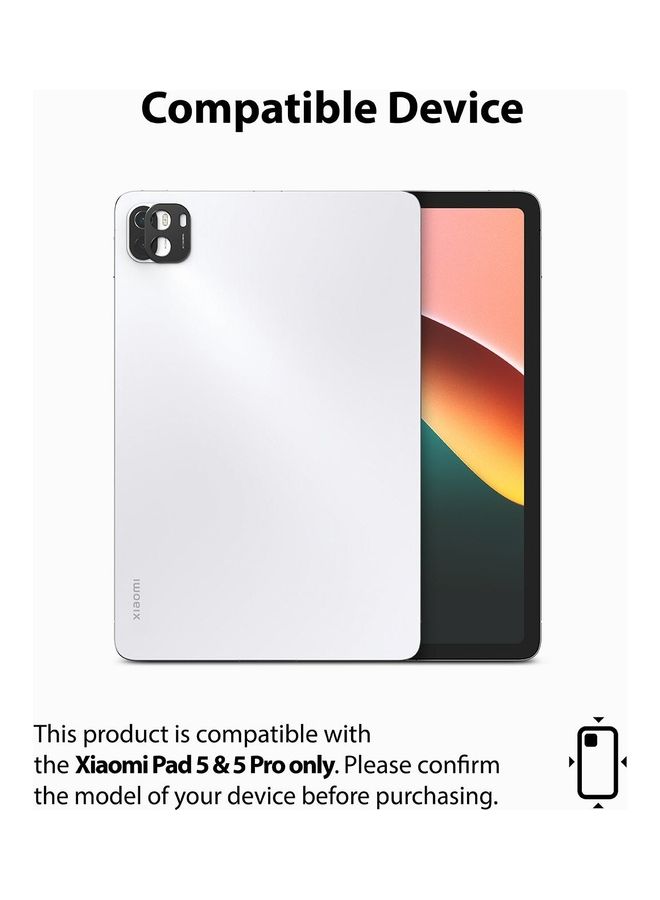 Ringke Styling Aluminium Frame Camera Lens Protector Tough Protective Phone Cover Sticker For Xiaomi Mi Pad 5/5 Pro Black  - Image 2