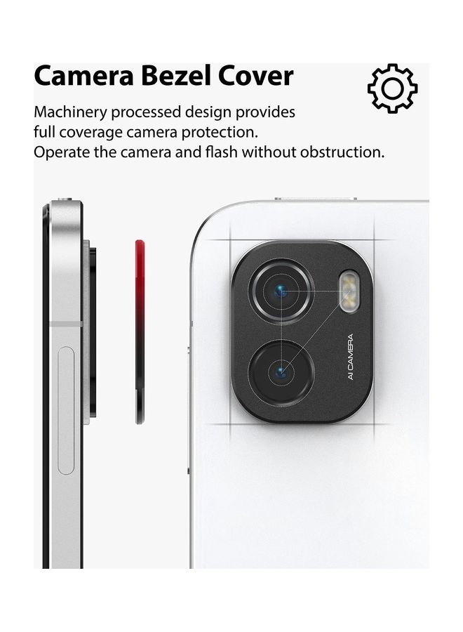 Ringke Styling Aluminium Frame Camera Lens Protector Tough Protective Phone Cover Sticker For Xiaomi Mi Pad 5/5 Pro Black  - Image 3