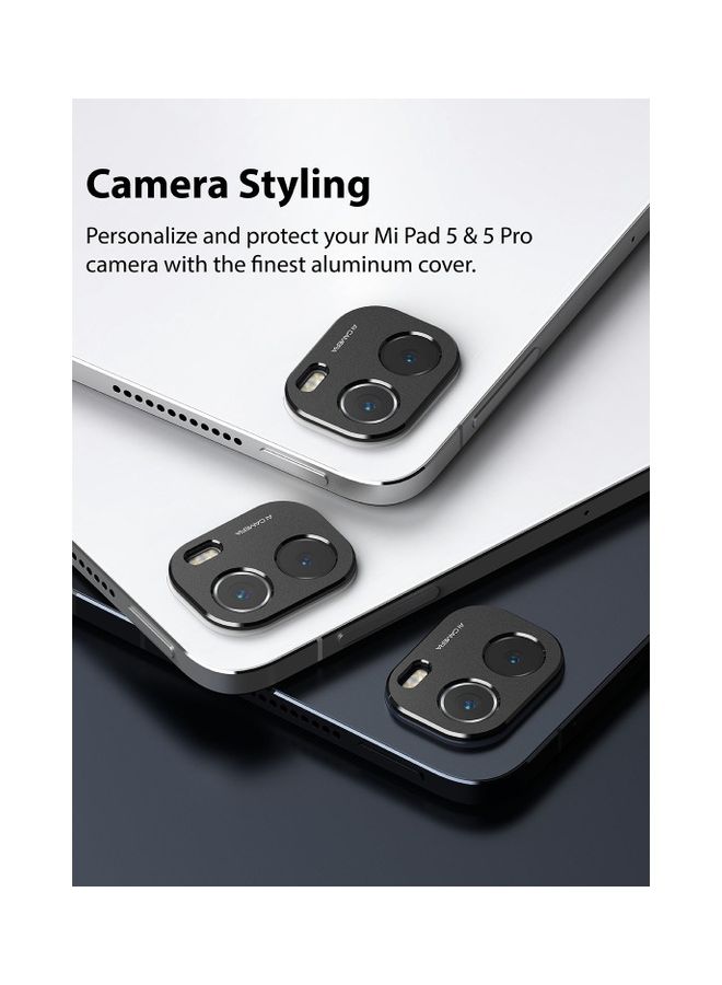 Ringke Styling Aluminium Frame Camera Lens Protector Tough Protective Phone Cover Sticker For Xiaomi Mi Pad 5/5 Pro Black  - Image 4