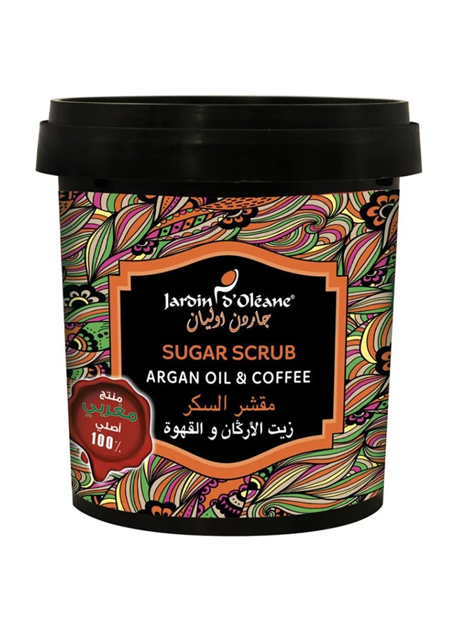 جاردن دي أوليان - مقشر السكر بزيت الأركان والقهوة أسود 600جرام - Image 1