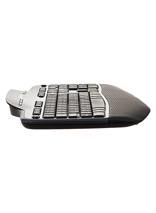 Logitech - MK710 Wireless Keyboard and Mouse Combo for Windows, 2.4GHz Advanced Wireless, Wireless Mouse, Multimedia Keys, 3-Year Battery Life, PC/Mac, Arabic Black - Image 1