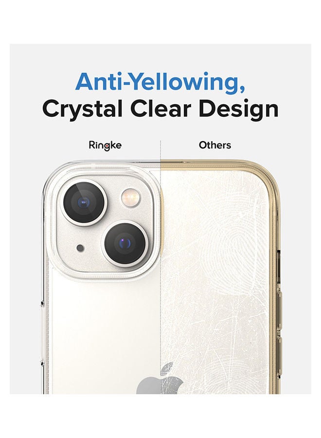 Fusion Case Anti-Scratch Minimal Yellowing Hard Back Shockproof Bumper Phone Cover For iPhone 14 Matte Clear