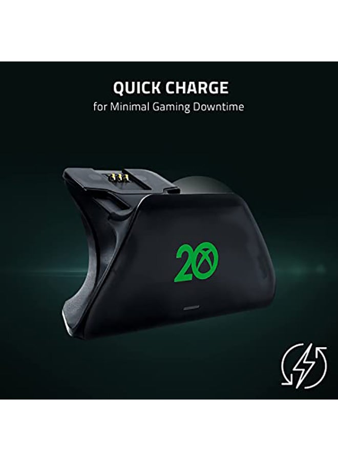 Universal Quick Charging Stand Limited Edition (20th Anniversary) - Quick Charging Station Xbox Controllers (Fast Charging, Compatibility For New And Old Controllers)