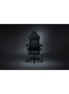 RAZER Iskur - Balck / Green - XL Gaming Chair with Built-in Lumbar Support  - Image 2