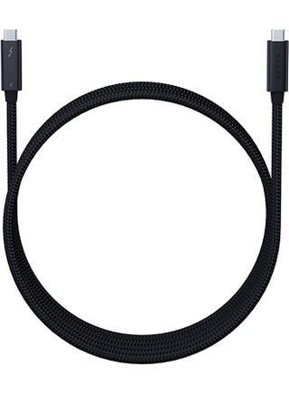 Thunderbolt 4 Cable (2.0m / 6.56ft): Up to 40 Gigabits Per Second - Up to 8K Resolutions  - Up to 100W Charging - Compatible with Windows PC/Mac/Thunderbolt 3 Devices - Black - v1665052743/N53346180A_1