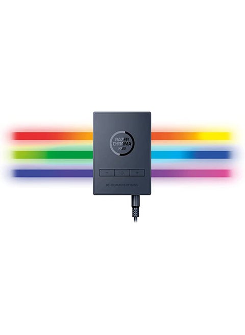 Chroma Light Strip Set - Wireless ARGB Device for Advanced Lighting Customisation (ARGB Controller, 2 Wireless Modes, Mounting Brackets and Adhesive, 1x 100 cm and 2x 50 cm) Black