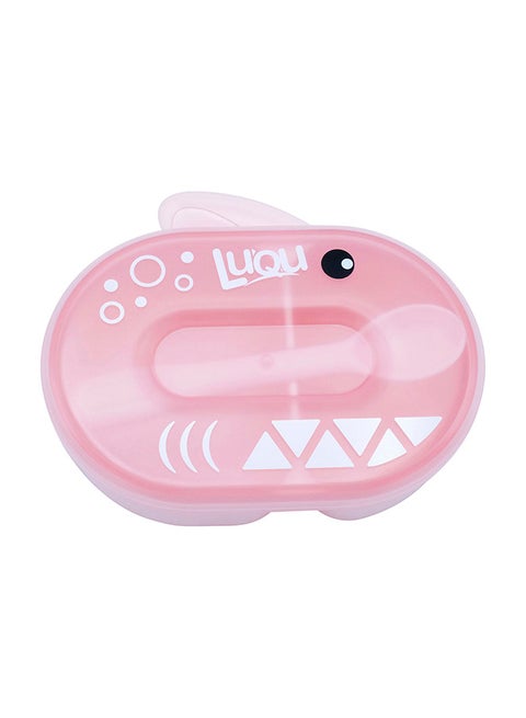 Premium Quality Material Shark Shaped Feeding Bowl With Spoon, Long-lasting Durable