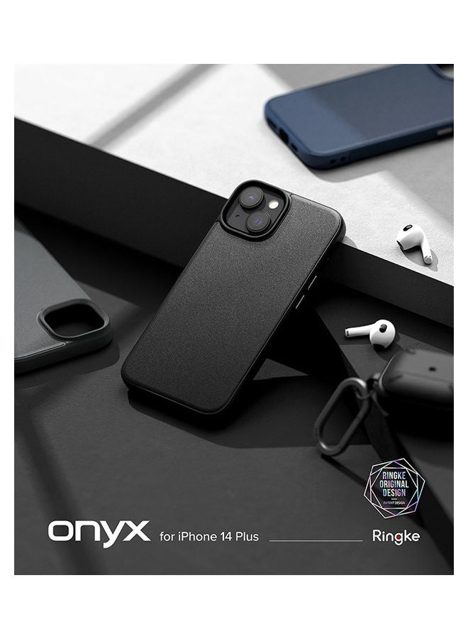 Ringke Tough Rugged Durable Shockproof Flexible Premium TPU Protective Onyx Cover For Apple iPhone 14 Plus Black  - Image 3