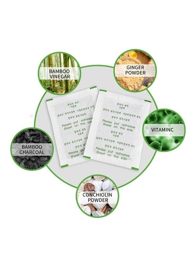 كينوكي ضمادات تنظيف القدمين وإزالة السموم من الجسم، 30 قطعة - Image 2