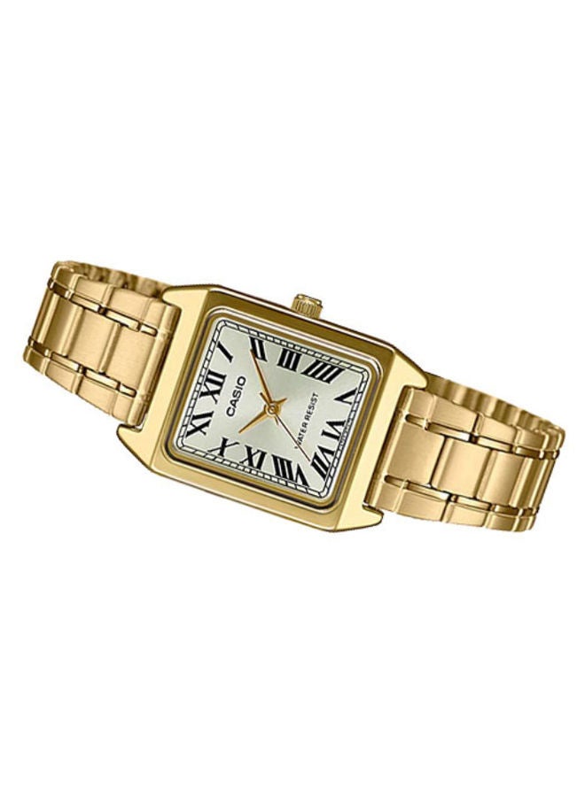 CASIO - Women's Stainless Steel Analog Wrist Watch LTP-V007G-9BUDF - 33 mm - Gold - Image 1