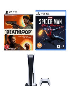 PlayStation 5 Console With 2 Games (Deathloop & Spider-Man: Miles Morales ) - v1665065949/N51008880A_1