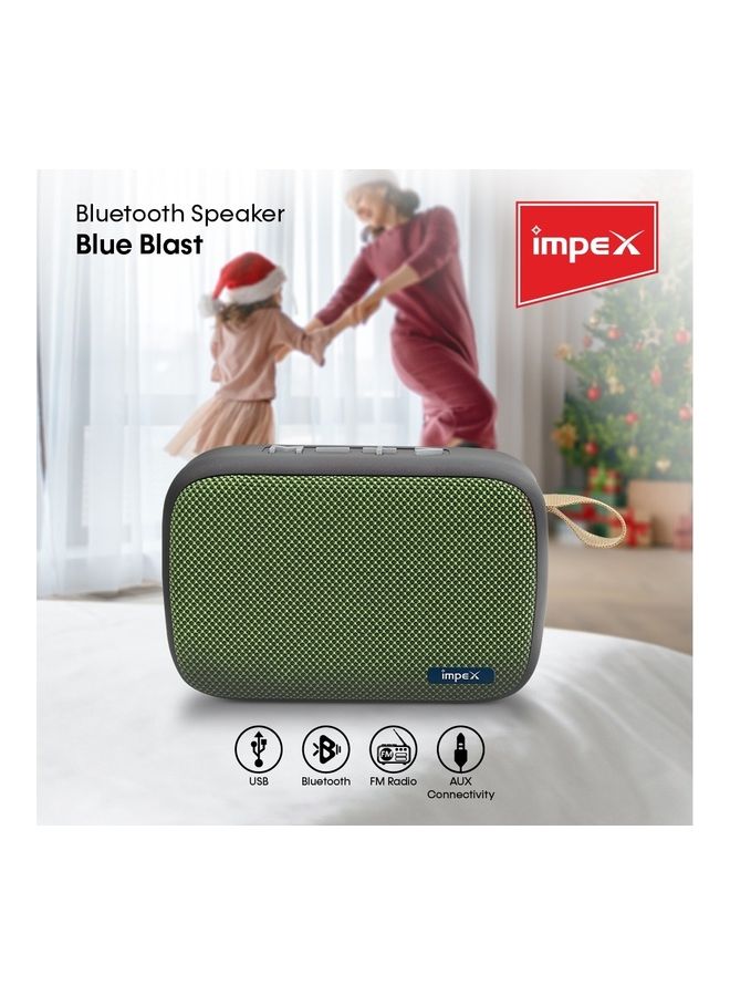 Impex 3.0W Bluetooth Speaker Blue Blast Multicolour  - Image 2