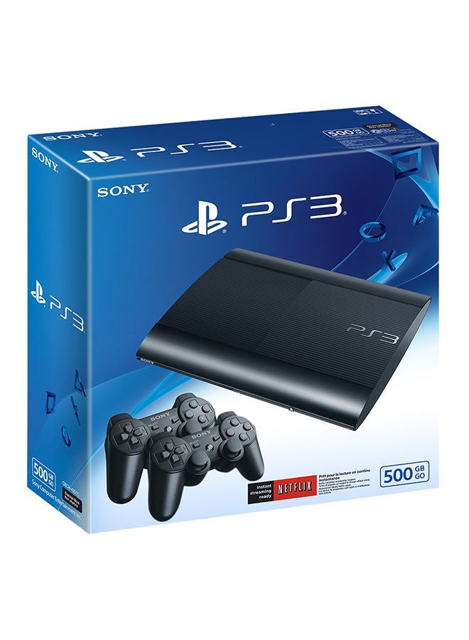 Sony Super Slim PlayStation 3 With Two Controllers - Image 4