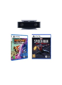 Sony PlayStation 5 Console (Disc Version), PS5 HD Camera , Ratchet And Clank And Spider-Man: Miles Morales  - Image 3
