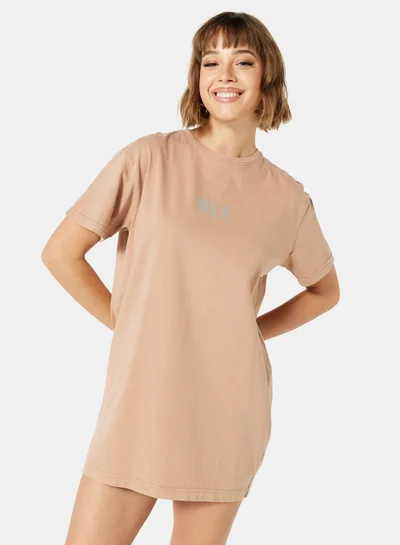 سيفي x دي‘اتيلير Eco-Friendly Loungewear Nightshirt Light Brown