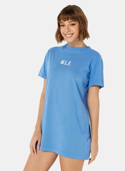 سيفي x دي‘اتيلير Eco-Friendly Loungewear Nightshirt Light Blue