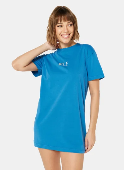 سيفي x دي‘اتيلير Eco-Friendly Loungewear Nightshirt Blue