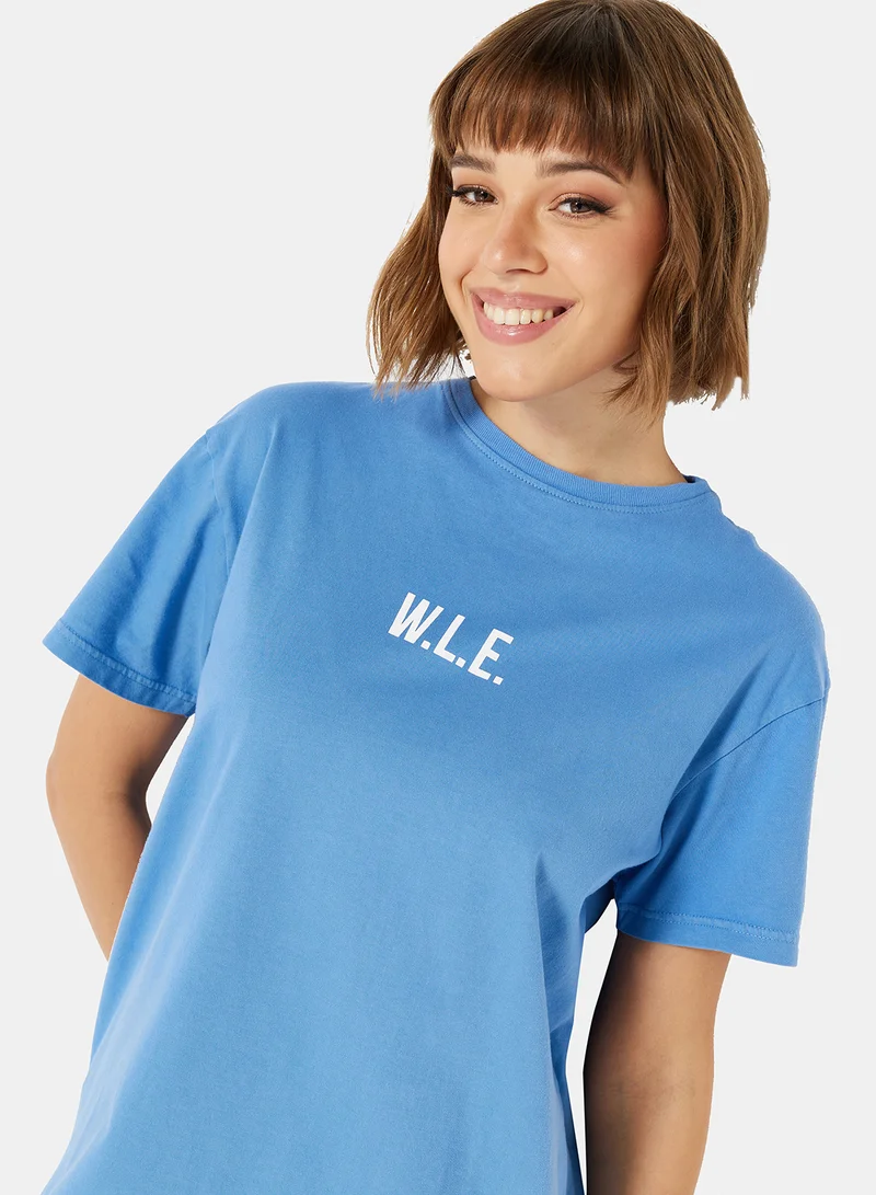 سيفي x دي‘اتيلير Eco-Friendly Loungewear Nightshirt Light Blue