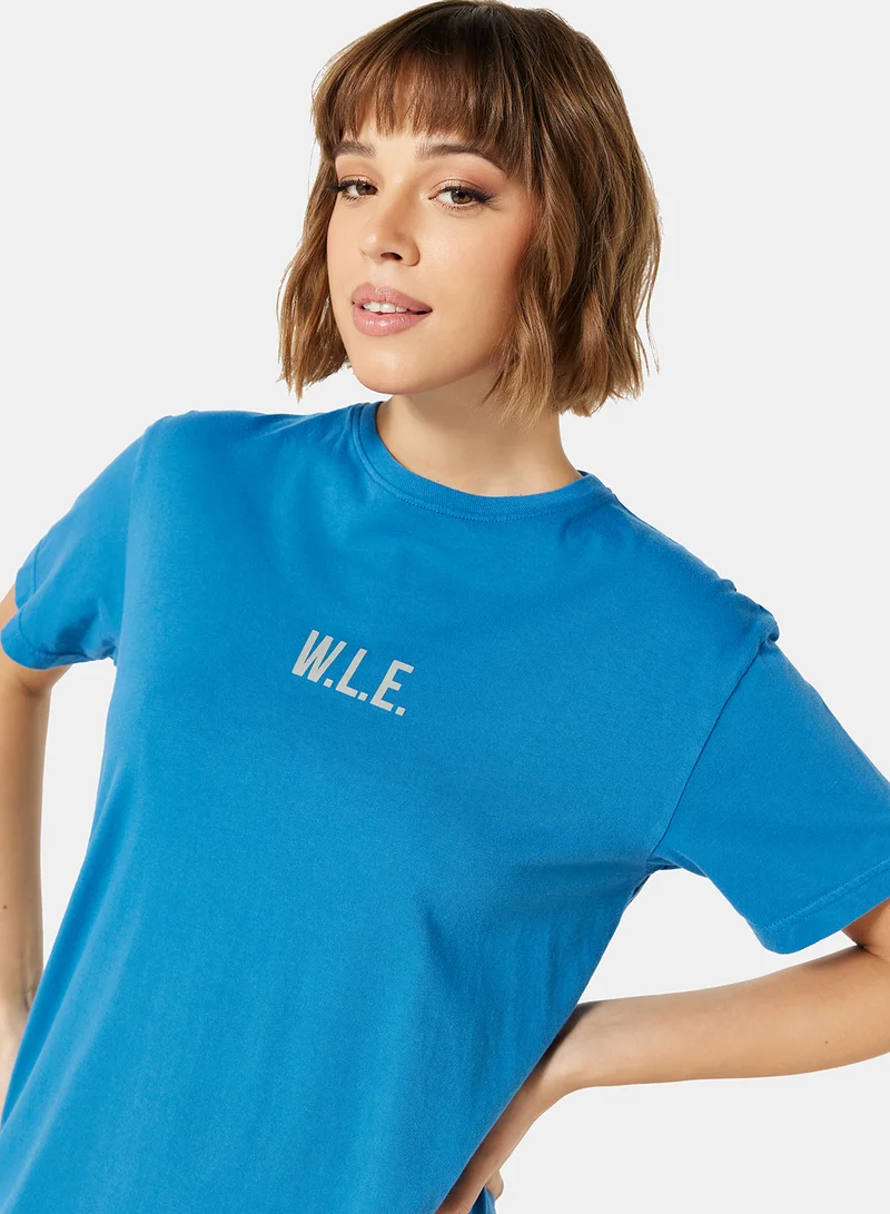 سيفي x دي‘اتيلير Eco-Friendly Loungewear Nightshirt Blue