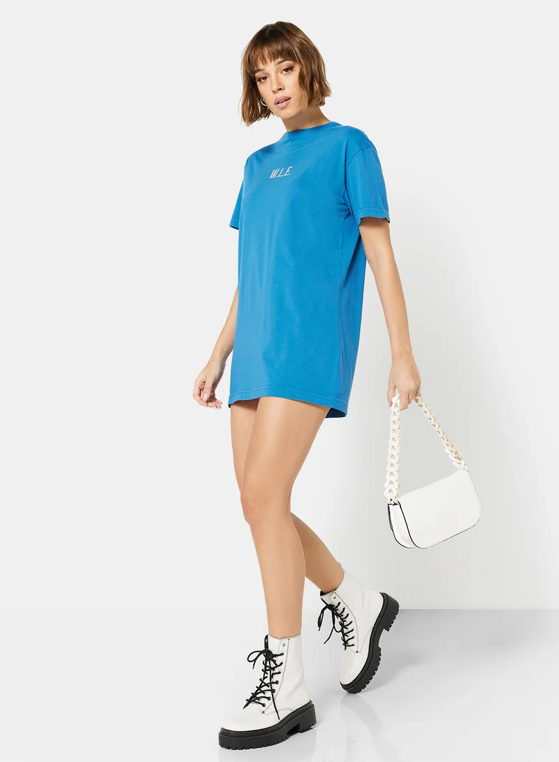 سيفي x دي‘اتيلير Eco-Friendly Loungewear Nightshirt Blue