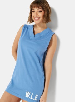 Sivvi x D'Atelier Eco-Friendly Loungewear Nightdress Light Blue  - Image 3