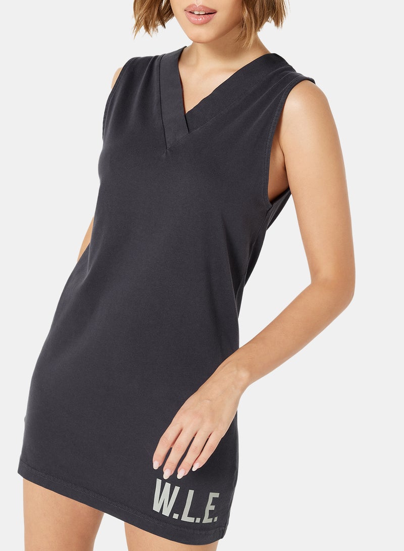 Sivvi x D'Atelier Eco-Friendly Loungewear Nightdress Charcoal Grey  - Image 3