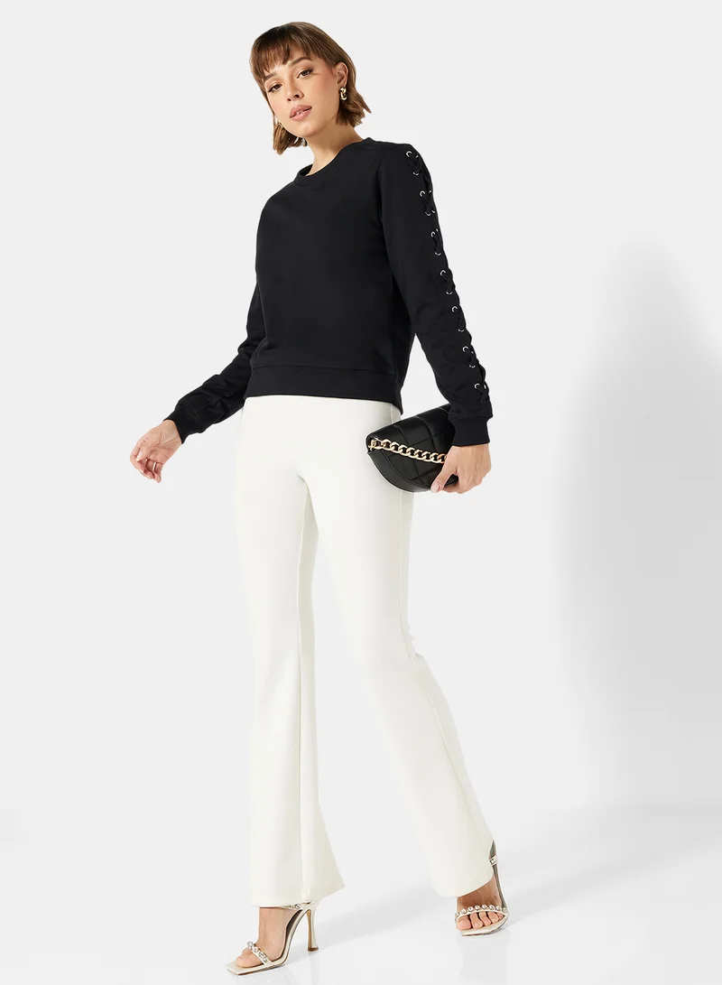 BRAVE SOUL Basic Sweatshirt Black