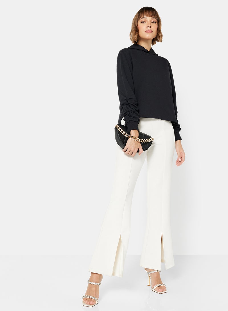 trendyol - Plain Long Sleeve Sweatshirt Black - Image 1