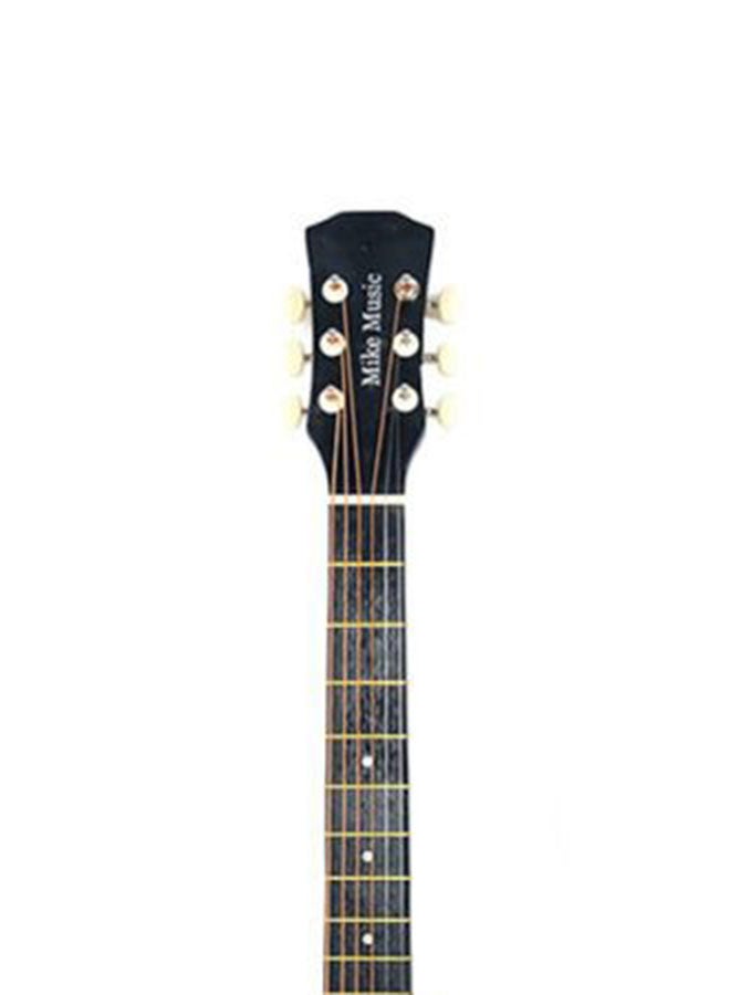 Mike Music - Acoustic Guitar 38-Inch Black vinyl - Image 1