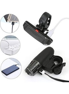 Rock Pow Bike Lights, USB Rechargeable Bike Lights Set, Cycle Lights with 4 Modes, IP65 Waterproof Bicycle Lights, 1 Headlight and 2 Taillights, Easy to Fit 11.2 x 8 x 5.8cm 11.2 x 8 x 5.8cm  - Image 3