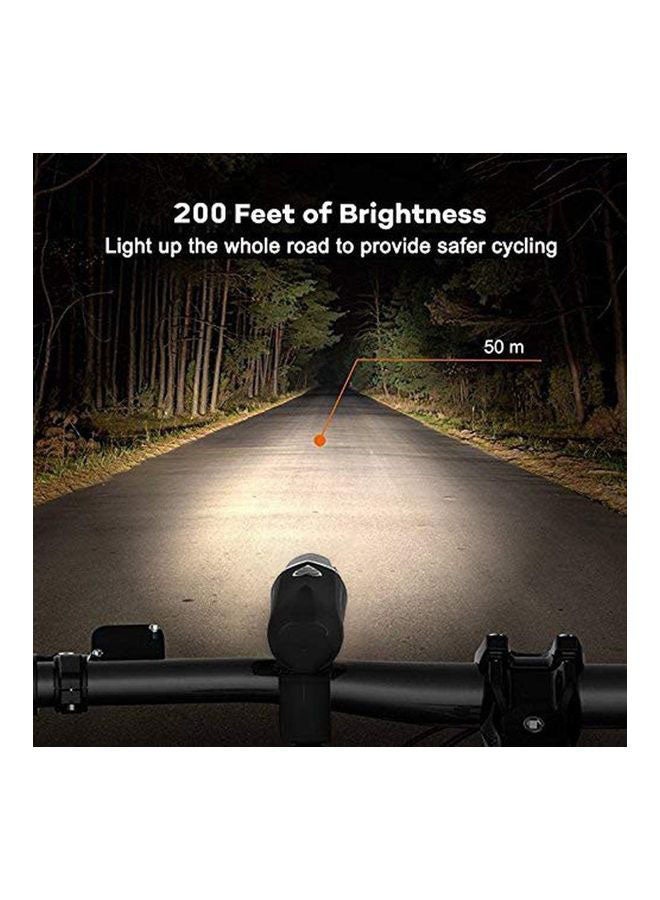 Rock Pow Bike Lights, USB Rechargeable Bike Lights Set, Cycle Lights with 4 Modes, IP65 Waterproof Bicycle Lights, 1 Headlight and 2 Taillights, Easy to Fit 11.2 x 8 x 5.8cm 11.2 x 8 x 5.8cm  - Image 5