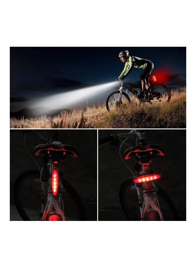 Rock Pow - Bike Lights, USB Rechargeable Bike Lights Set, Cycle Lights with 4 Modes, IP65 Waterproof Bicycle Lights, 1 Headlight and 2 Taillights, Easy to Fit 11.2 x 8 x 5.8cm 11.2 x 8 x 5.8cm - Image 1