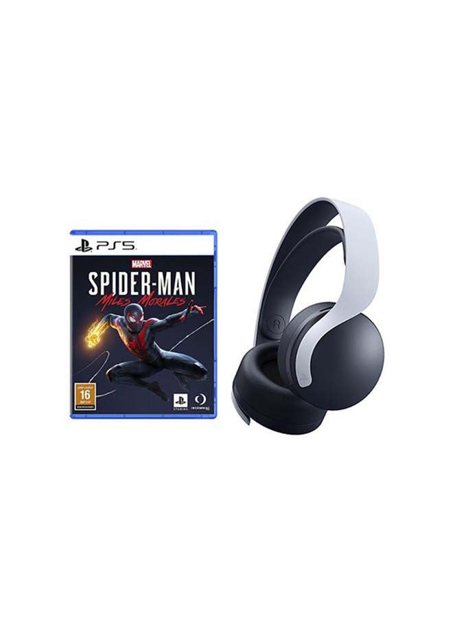 Sony PlayStation 5 Console (Disc Version), 3D wireless Headset And Spider-Man: Miles Morales - Image 3