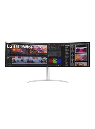 49 Inch 32:9 Curved UltraWide Dual QHD 144Hz Nano IPS Curved Monitor With HDMI 2.1, USB Type-C(90W),Tilt/Height/Swivel Adjustable - 49WQ95C-W White - v1665139081/N53355866A_1