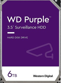 WD Internal 3.5 Sata Purple Surveillance Helium HDD 6 TB  - Image 1
