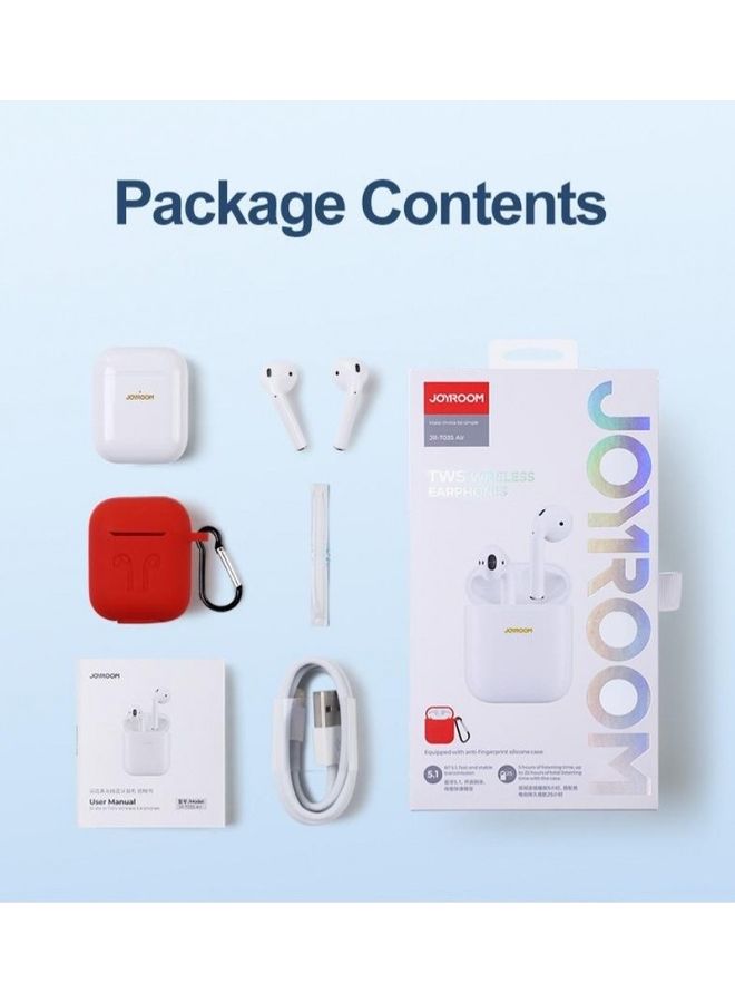 TWS JR-T03S Air True Wireless Earbuds White