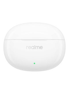 realme BudsT100 Water Resistant Bluetooth Earbuds With Microphone Active Noise Cancellation and ENC For Calls White  - Image 2