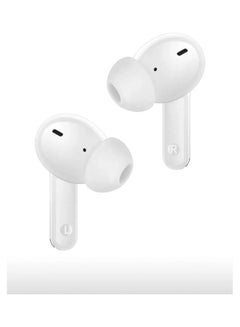 realme BudsT100 Water Resistant Bluetooth Earbuds With Microphone Active Noise Cancellation and ENC For Calls White  - Image 4