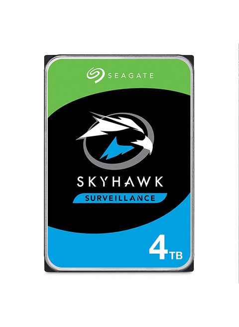 4TB Skyhawk Surveillance 3.5" Internal SATA Hard Drive, Network Video Recorder, Video Surveillance System Device Supported, VX 64 MB | ST4000VX016 4 TB