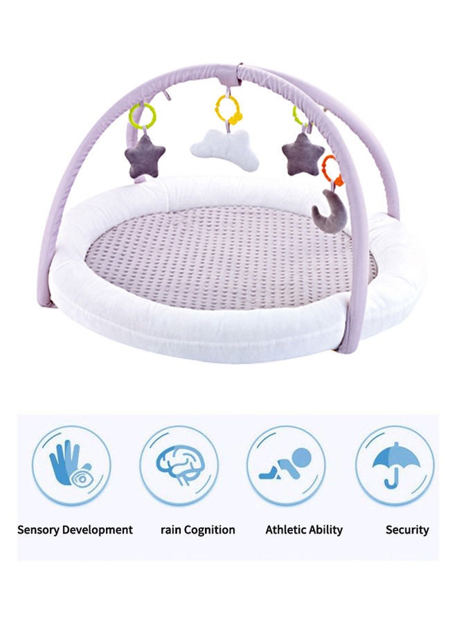 كيدل سجادة لعب للأطفال قابلة للطي لصالة الألعاب الرياضية مع بطانية زحف مقاس 88*88*65 سم 88*88*65سم - Image 4