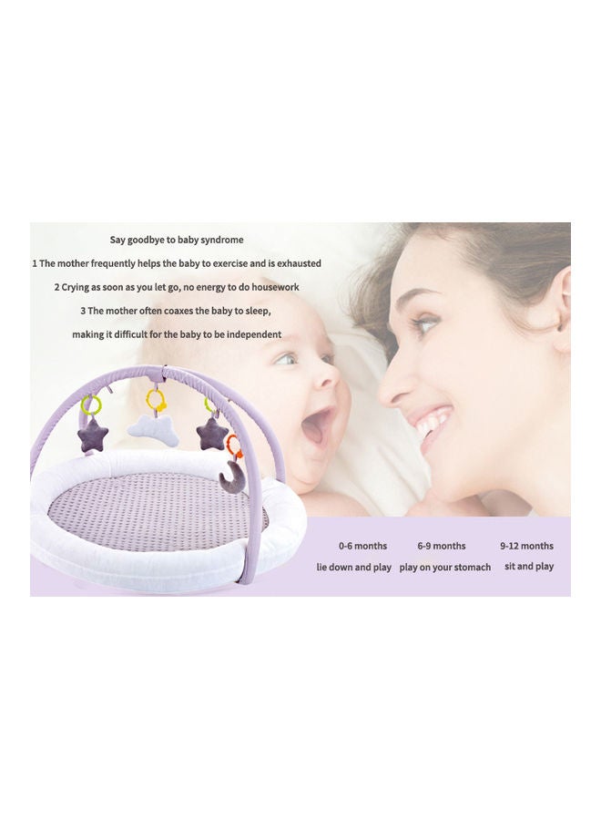 كيدل سجادة لعب للأطفال قابلة للطي لصالة الألعاب الرياضية مع بطانية زحف مقاس 88*88*65 سم 88*88*65سم - Image 5