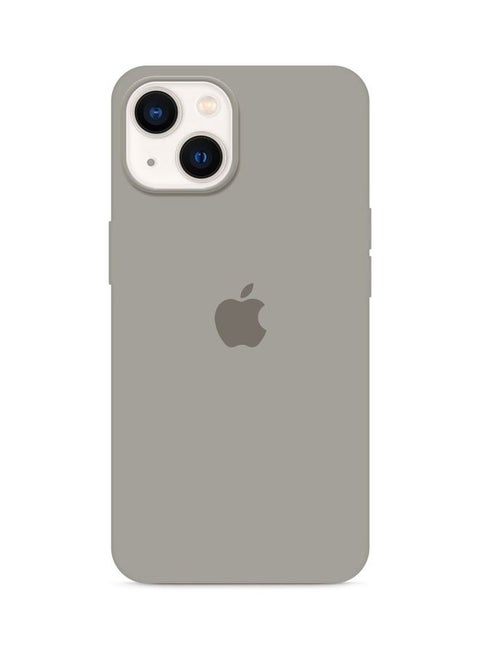 Silicone Cover Liquid Gel Soft Ultra Slim Shockproof Back Case Cover Full Body Protection For Apple iPhone 14 6.1 inch Grey