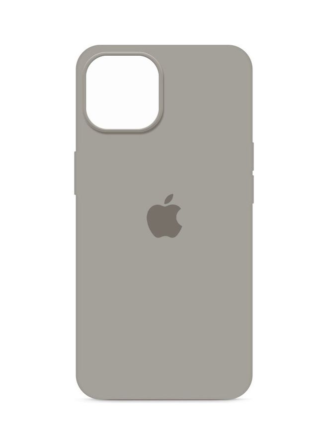 MARGOUN - Silicone Cover Liquid Gel Soft Ultra Slim Shockproof Back Case Cover Full Body Protection For Apple iPhone 14 6.1 inch Grey - Image 1