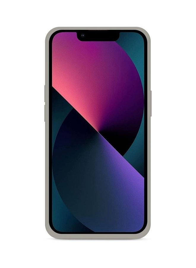 MARGOUN - Silicone Cover Liquid Gel Soft Ultra Slim Shockproof Back Case Cover Full Body Protection For Apple iPhone 14 6.1 inch Grey - Image 1