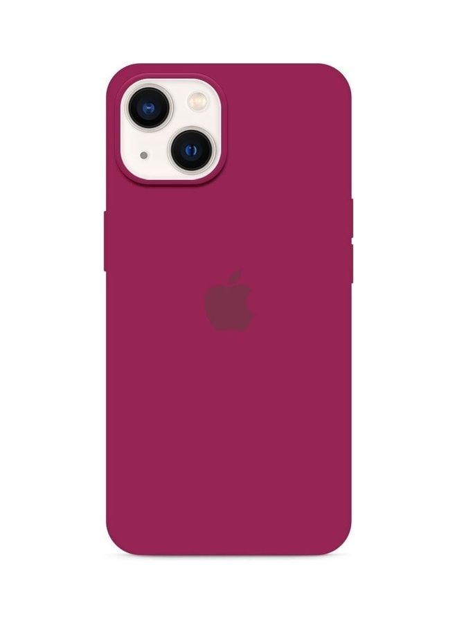 MARGOUN - Silicone Cover Liquid Gel Soft Ultra Slim Shockproof Back Case Cover Full Body Protection For Apple iPhone 14 6.1 inch Maroon - Image 1