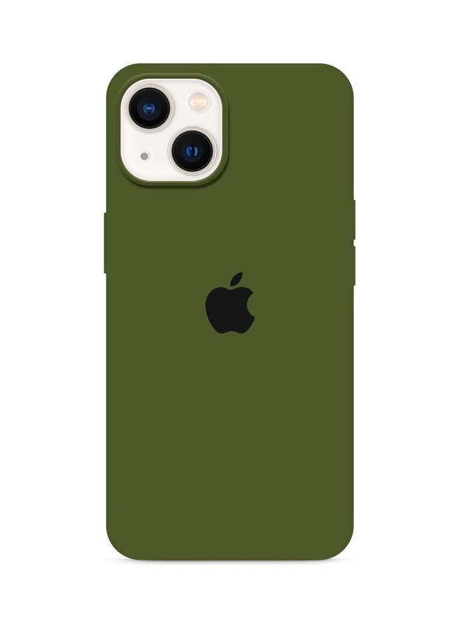 MARGOUN - Apple iPhone 14 Case Silicone Cover Liquid Gel Soft Ultra Slim Shockproof Back Cover Full Body Protection 6.1 Inch Forest Green - Image 1