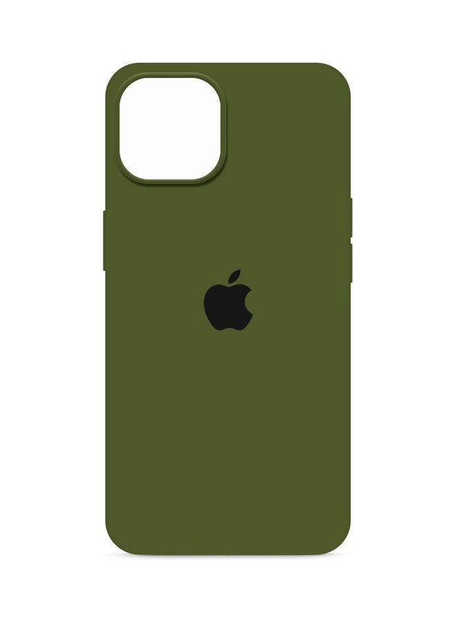 MARGOUN - Apple iPhone 14 Case Silicone Cover Liquid Gel Soft Ultra Slim Shockproof Back Cover Full Body Protection 6.1 Inch Forest Green - Image 1