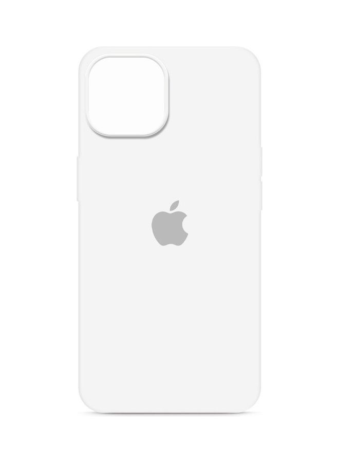 MARGOUN - Silicone Cover Liquid Gel Soft Ultra Slim Shockproof Back Case Cover Full Body Protection For Apple iPhone 14 6.1 inch White - Image 1