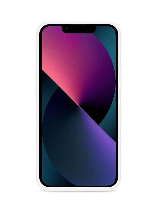 MARGOUN - Silicone Cover Liquid Gel Soft Ultra Slim Shockproof Back Case Cover Full Body Protection For Apple iPhone 14 6.1 inch White - Image 1